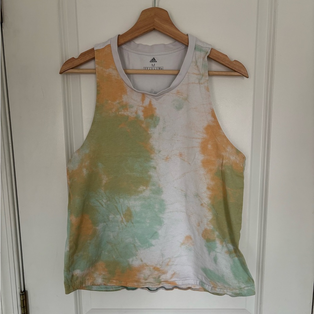 🎉 3/$15 Womens Adidas Tie-dye Work Out Tank M